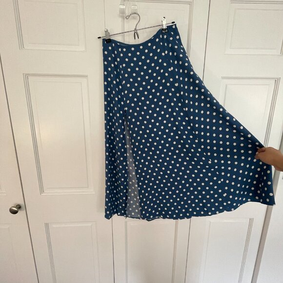 SOLD DO NOT BUY - Reformation Midi Zoe Skirt | "Lazuli" | Size 4 - Picture 3 of 7